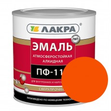 Эмаль ПФ-115 оранжевая "Лакра" 2кг